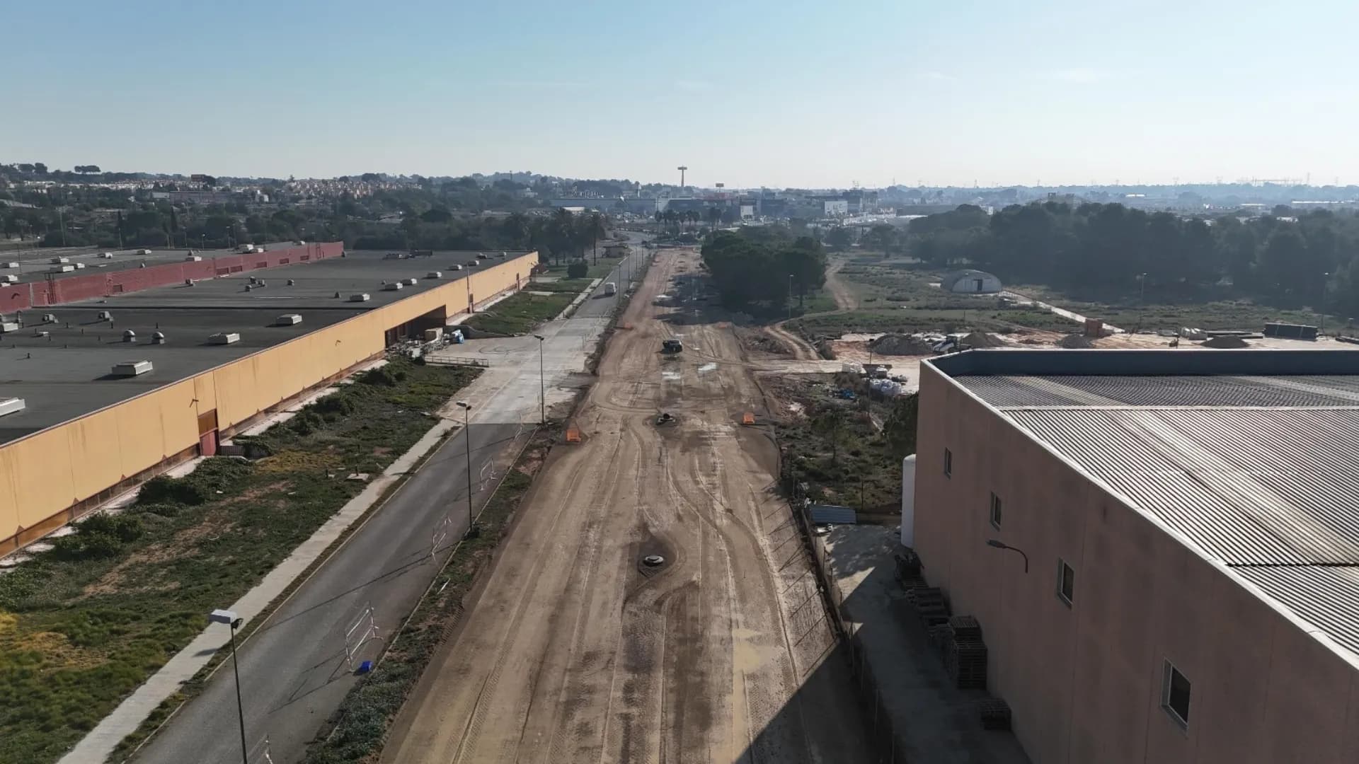 Construcción de un vial para Celestica